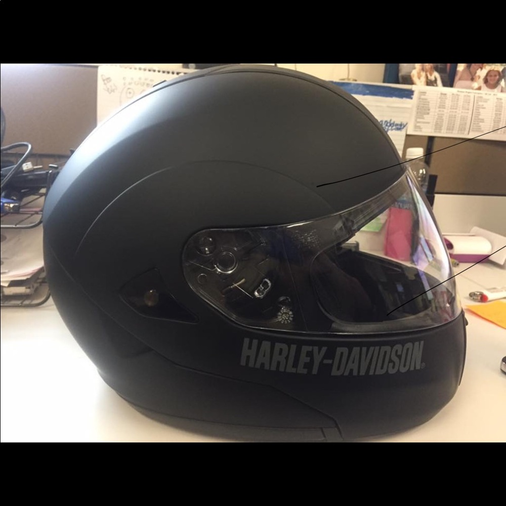 Harley Davidson helmet still in box